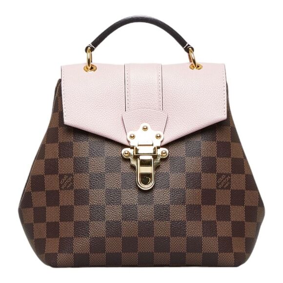 Louis Vuitton Damier Clapton Rucksack Backpack Magnolia Pink Leather - Picture 1 of 7